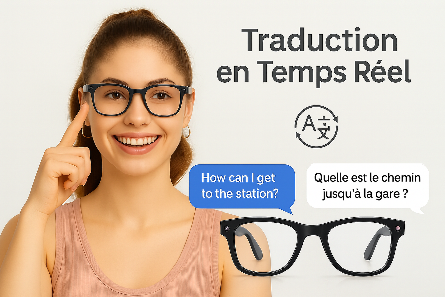 IA GLASSES™ – La Technologie Intelligente au Creux de Vos Lunettes